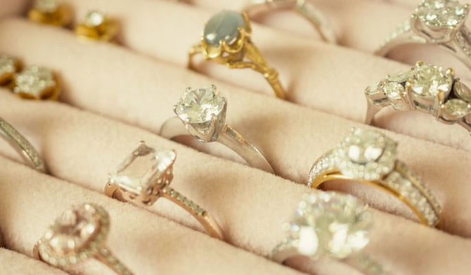 Jewellery diamond rings 