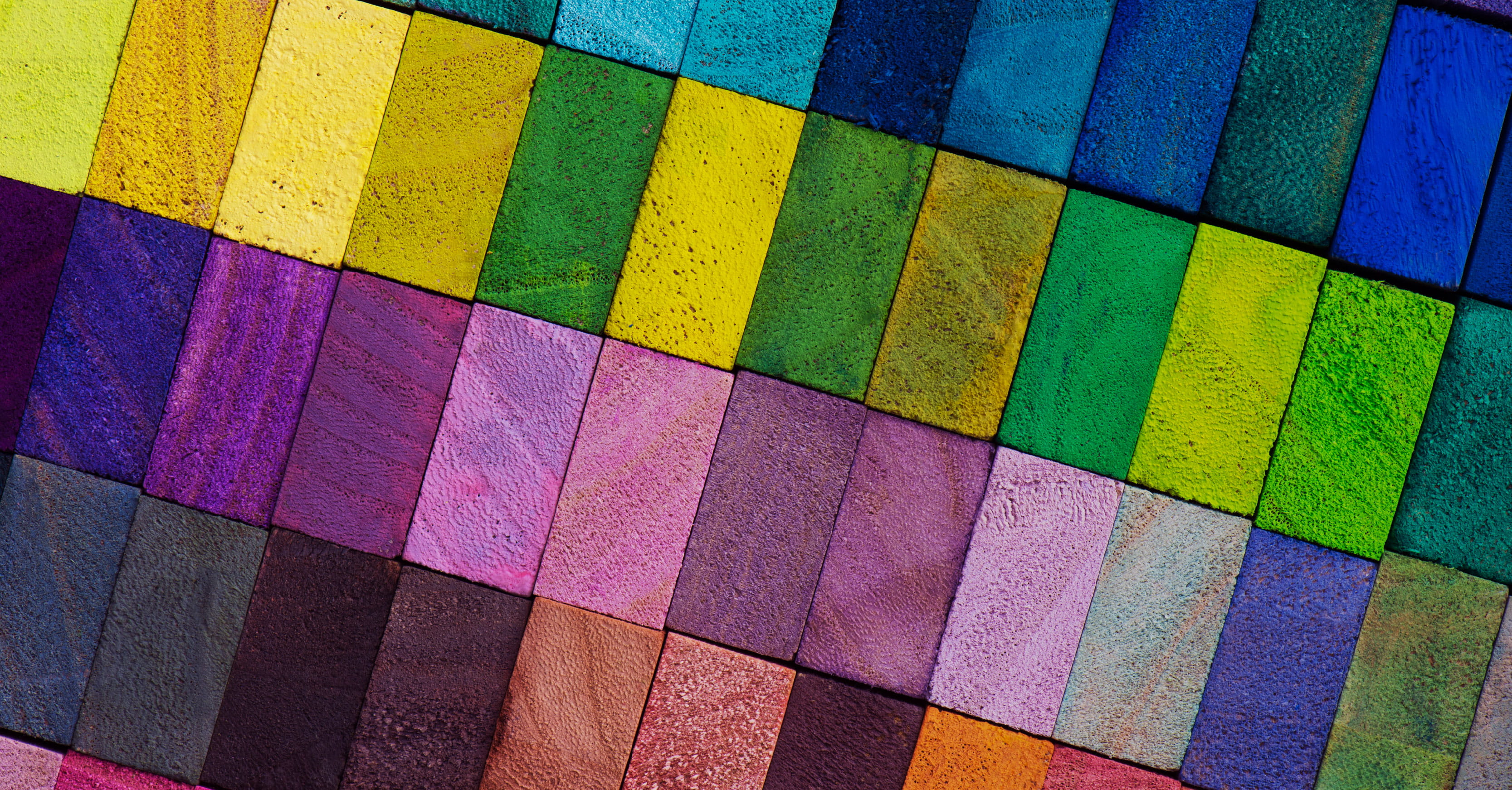 multi-coloured bricks