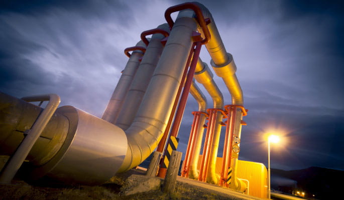 A image of a gas pipeline