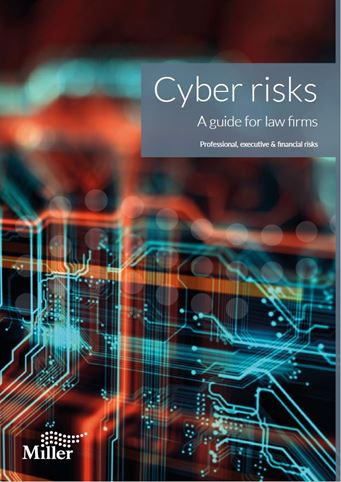 Cover for Miller cyber risks guide for solicitors