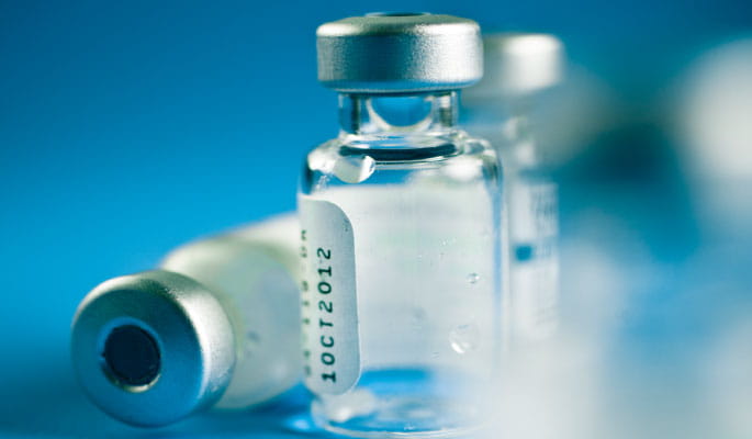 A image of vaccine vials 