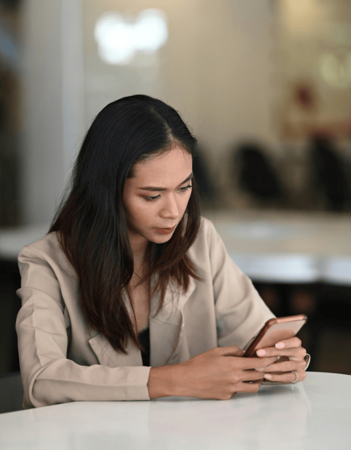 Managing your firm’s online presence   woman on phone   article sidebar image