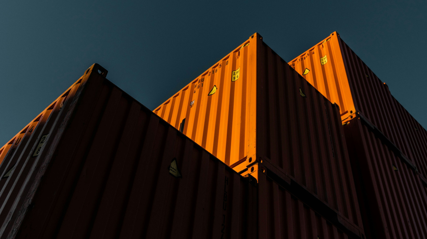 Cargo containers European bulletin banner