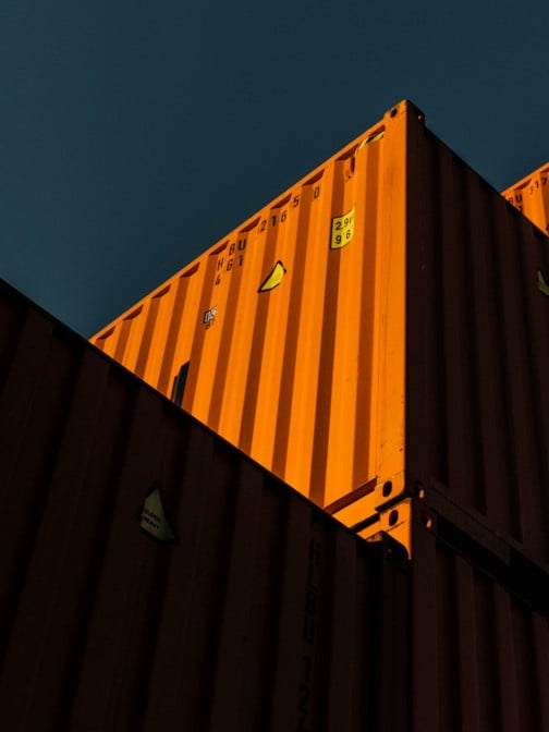 Cargo containers European bulletin banner