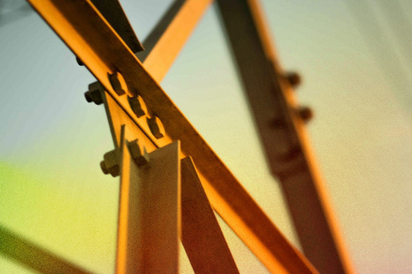 Construction steel frame