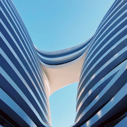 Modern real estate building