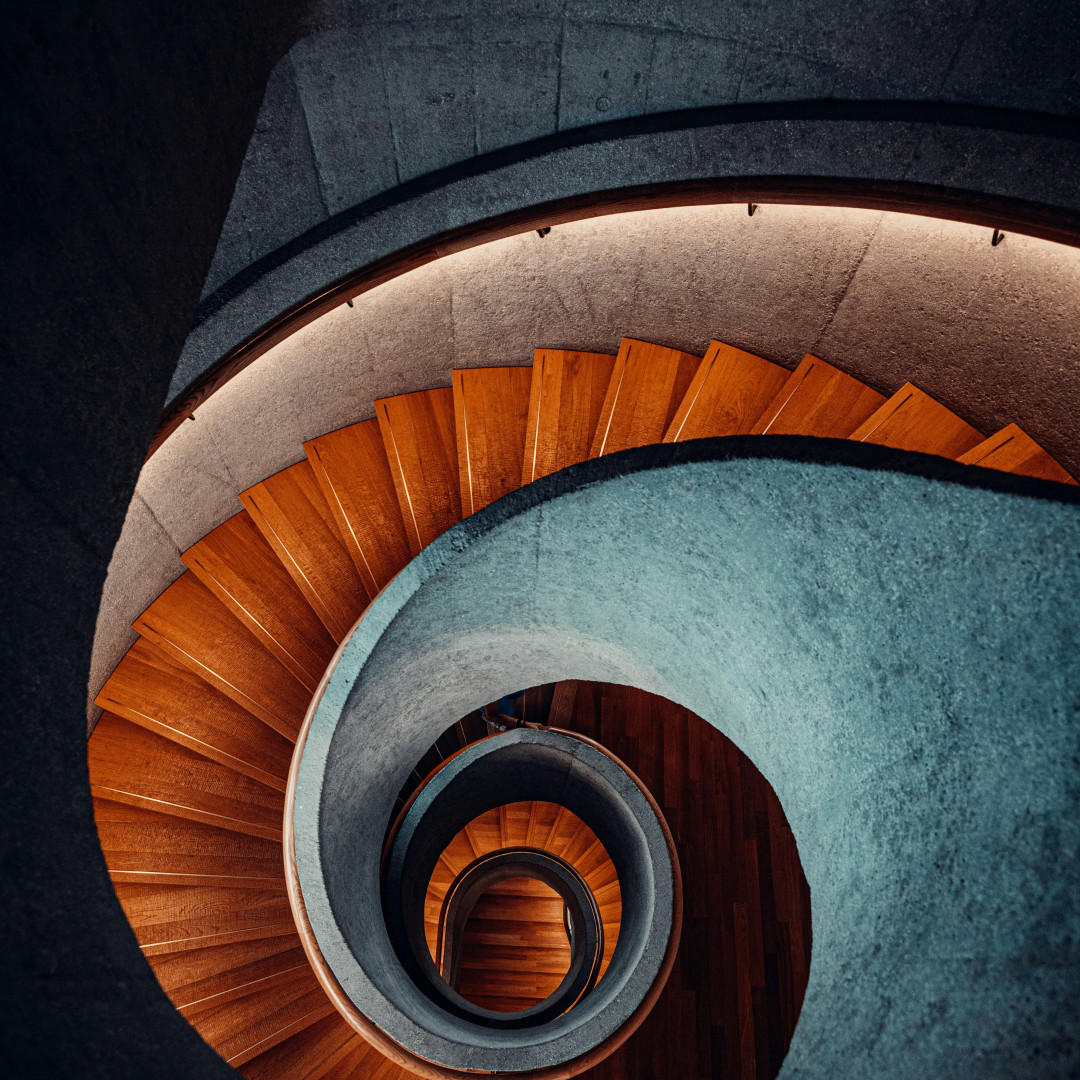 real estate spiral stairs