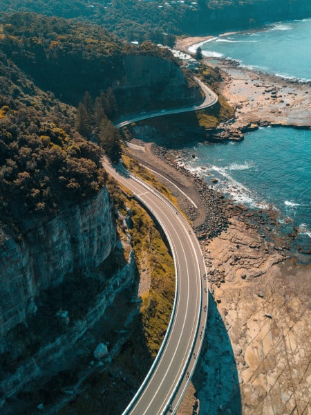 Infrastructure coastal road web