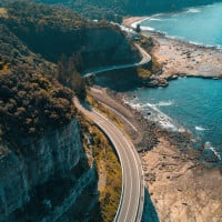 Infrastructure coastal road web